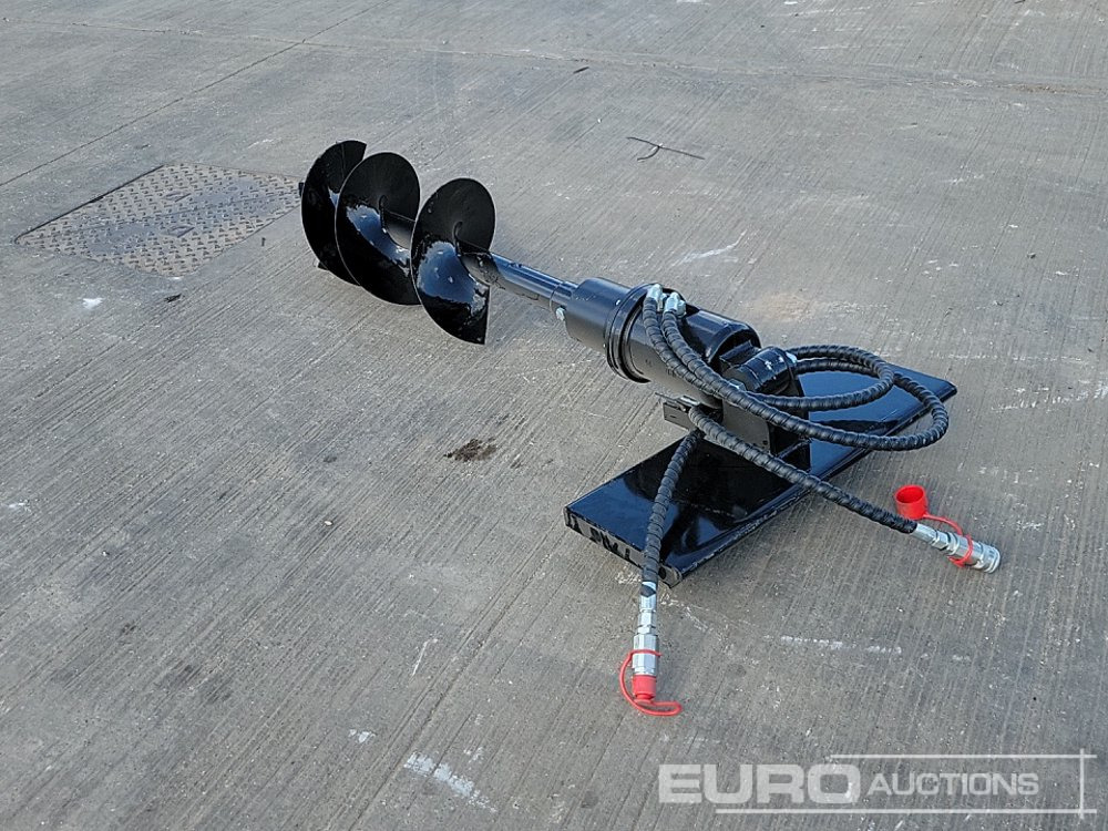 Unused 2025 Captok 12" Hydraulc Auger to suit Mini Skidsteer Loader - Accessoire pour Pelle: photos 3 Unused 2025 Captok 12" Hydraulc Auger to suit Mini Skidsteer Loader - Accessoire pour Pelle: photos 3