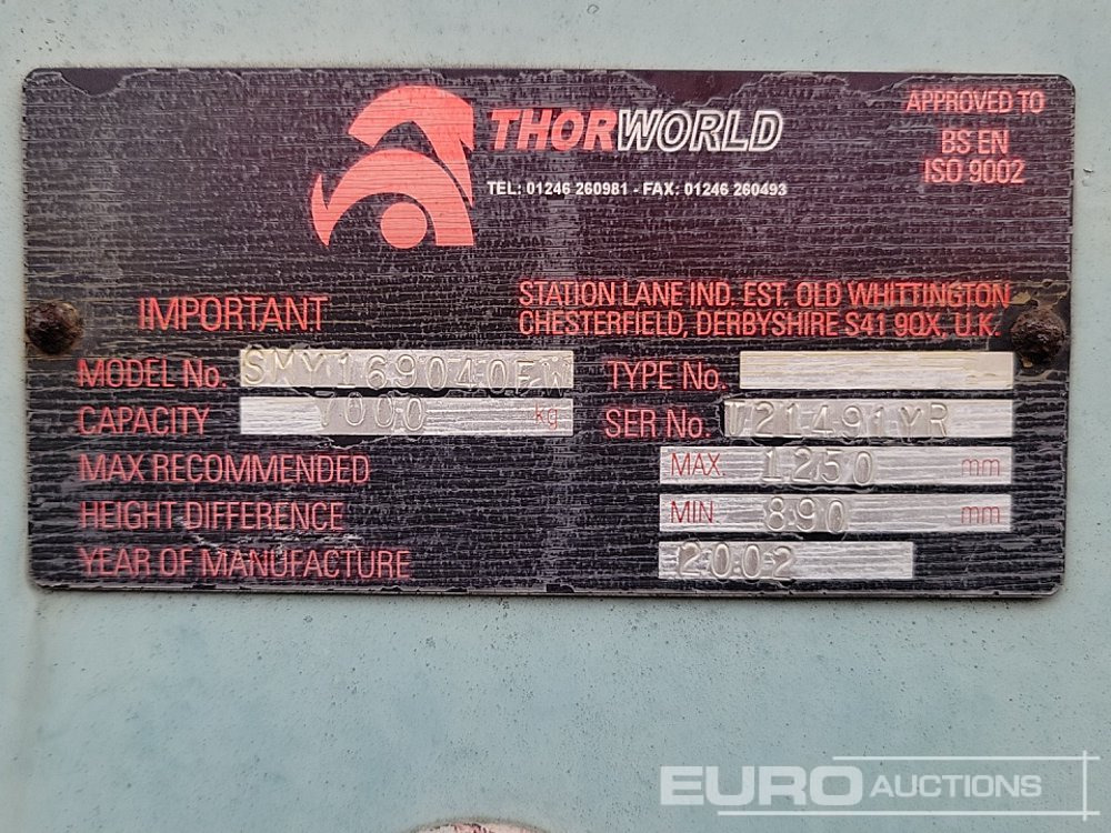 Autre matériel 2002 ThorWorld 7ft Loading Ramp: photos 33 Autre matériel 2002 ThorWorld 7ft Loading Ramp: photos 33