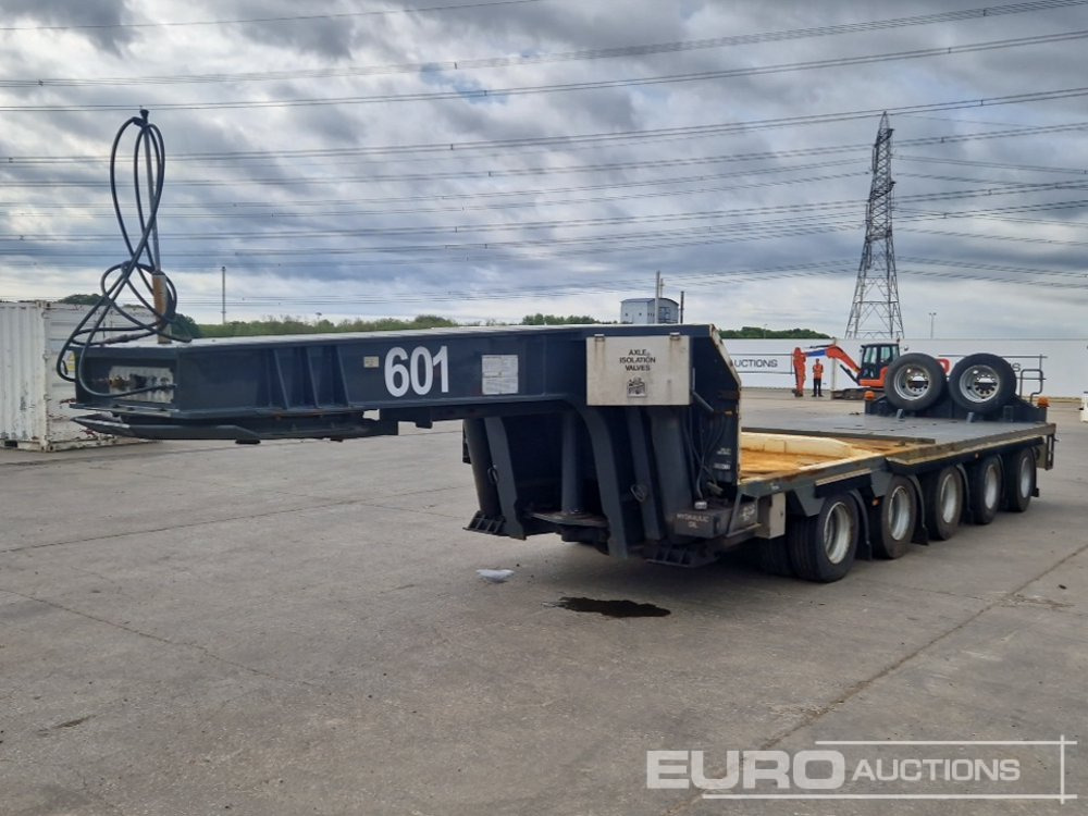 Crane Fruehauf 74 Ton 5 Axle Low Loader Trailer, Rear Steer - Semi-remorque surbaissé: photos 1 Crane Fruehauf 74 Ton 5 Axle Low Loader Trailer, Rear Steer - Semi-remorque surbaissé: photos 1