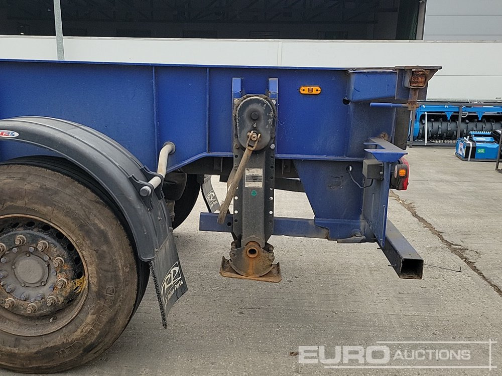Semi-remorque plateau Dennison Trailers 4 Axle 40' Skeleton Trailer, Front Lift Axle, Twist Locks: photos 32