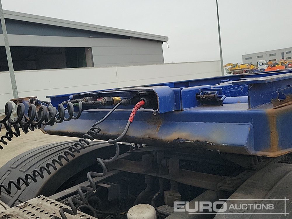 Semi-remorque plateau Dennison Trailers 4 Axle 40' Skeleton Trailer, Front Lift Axle, Twist Locks: photos 44
