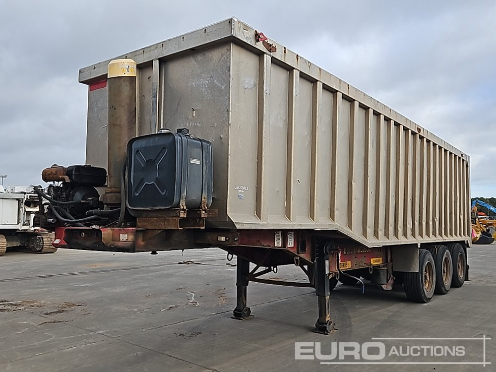 Dennison Tri Axle Bulk Tipping Trailer - Semi-remorque benne: photos 1 Dennison Tri Axle Bulk Tipping Trailer - Semi-remorque benne: photos 1