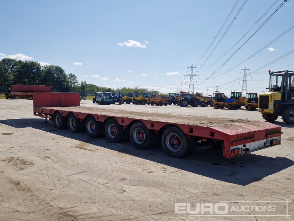 ES-GE 6 Axle Step Frame Extendable Low Loader Trailer, 4 Axle Steer, Air Brakes, Auto Lube - Semi-remorque surbaissé: photos 3 ES-GE 6 Axle Step Frame Extendable Low Loader Trailer, 4 Axle Steer, Air Brakes, Auto Lube - Semi-remorque surbaissé: photos 3