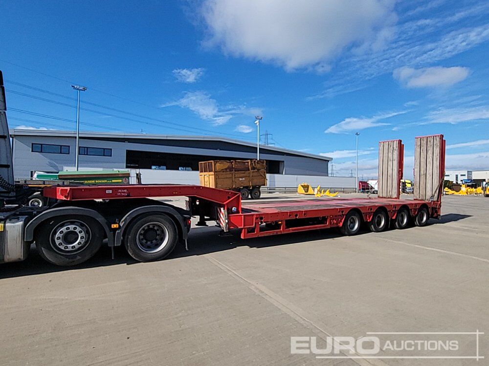 Faymonville 4 Axle Extendable Step Frame Low Loader Trailer, Hydraulic Flip Toe Ramps, Outriggers, Rear Steer - Semi-remorque surbaissé: photos 1 Faymonville 4 Axle Extendable Step Frame Low Loader Trailer, Hydraulic Flip Toe Ramps, Outriggers, Rear Steer - Semi-remorque surbaissé: photos 1
