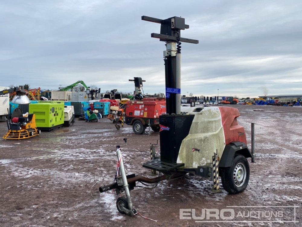 Generac Single Axle Lighting Tower, Kubota Engine (Spares) - Mat d'éclairage: photos 1 Generac Single Axle Lighting Tower, Kubota Engine (Spares) - Mat d'éclairage: photos 1