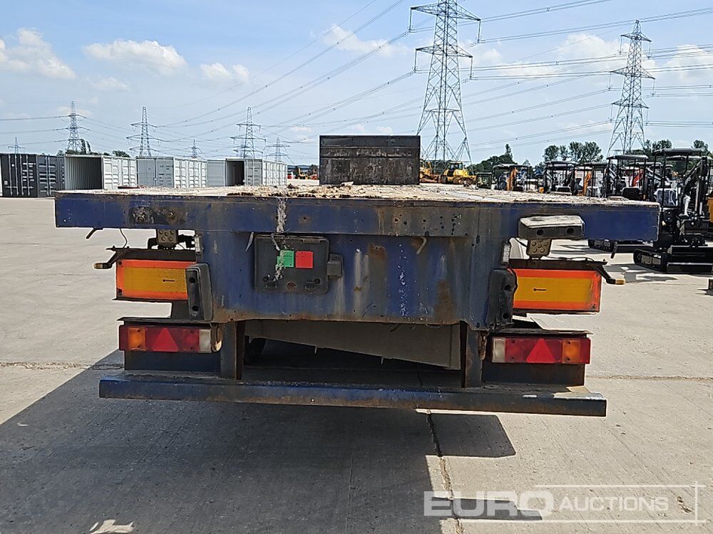Haldex Tri Axle Extendable Flat Bed Trailer Rear Steer - Semi-remorque plateau: photos 4 Haldex Tri Axle Extendable Flat Bed Trailer Rear Steer - Semi-remorque plateau: photos 4