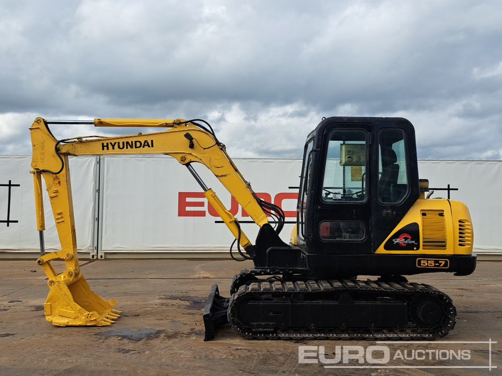 Hyundai R55-7 - Mini pelle: photos 2 Hyundai R55-7 - Mini pelle: photos 2