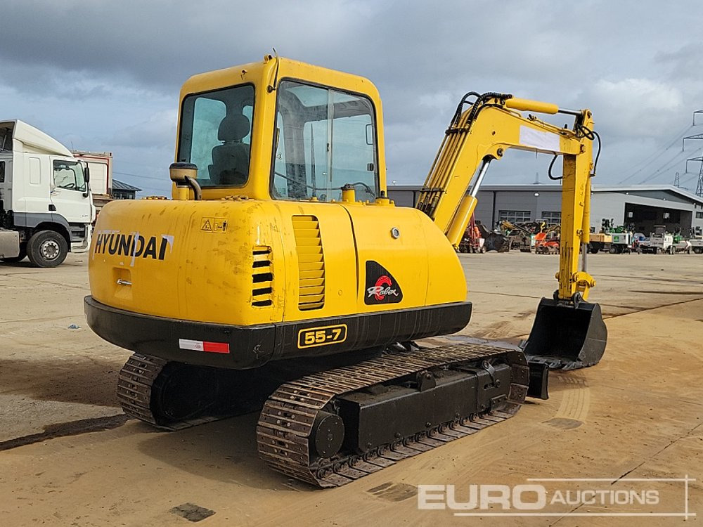 Hyundai R55-7 - Mini pelle: photos 5 Hyundai R55-7 - Mini pelle: photos 5