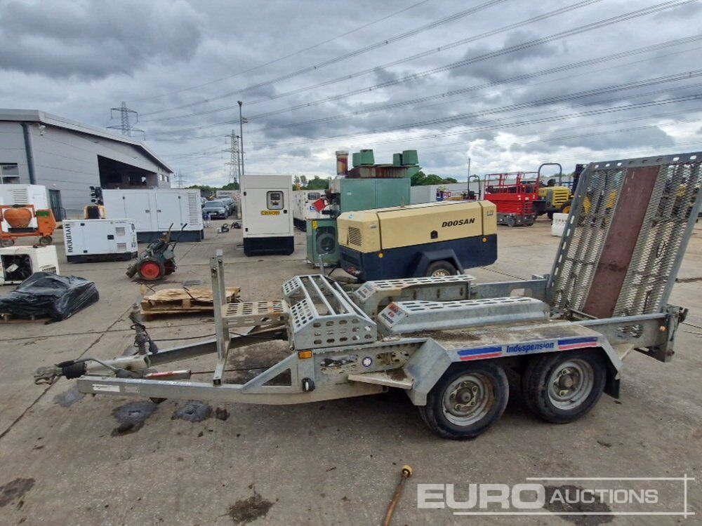 Indespension 2.7 Ton Single Axle Plant Trailer, Track Box, Ramp - Remorque porte engin: photos 2 Indespension 2.7 Ton Single Axle Plant Trailer, Track Box, Ramp - Remorque porte engin: photos 2