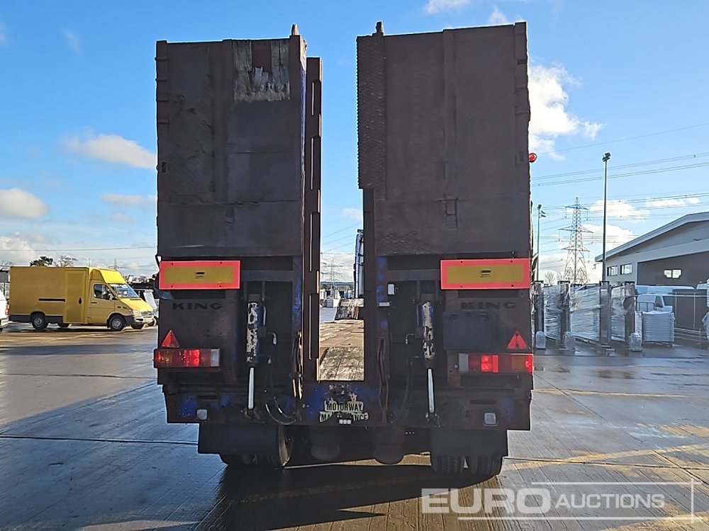 Semi-remorque surbaissé King 4 Axle Step Frame Low Loader Trailer, Neck Ramps, Out Riggers, Rear Steering, Hydraulic Fliptoe Ramps: photos 6 Semi-remorque surbaissé King 4 Axle Step Frame Low Loader Trailer, Neck Ramps, Out Riggers, Rear Steering, Hydraulic Fliptoe Ramps: photos 6