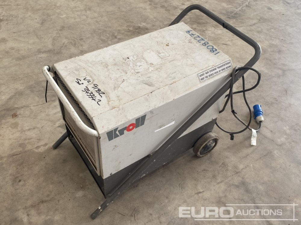 Kroll T40 Dual 240 Volt Dehumidifer - Matériel de chantier: photos 1 Kroll T40 Dual 240 Volt Dehumidifer - Matériel de chantier: photos 1