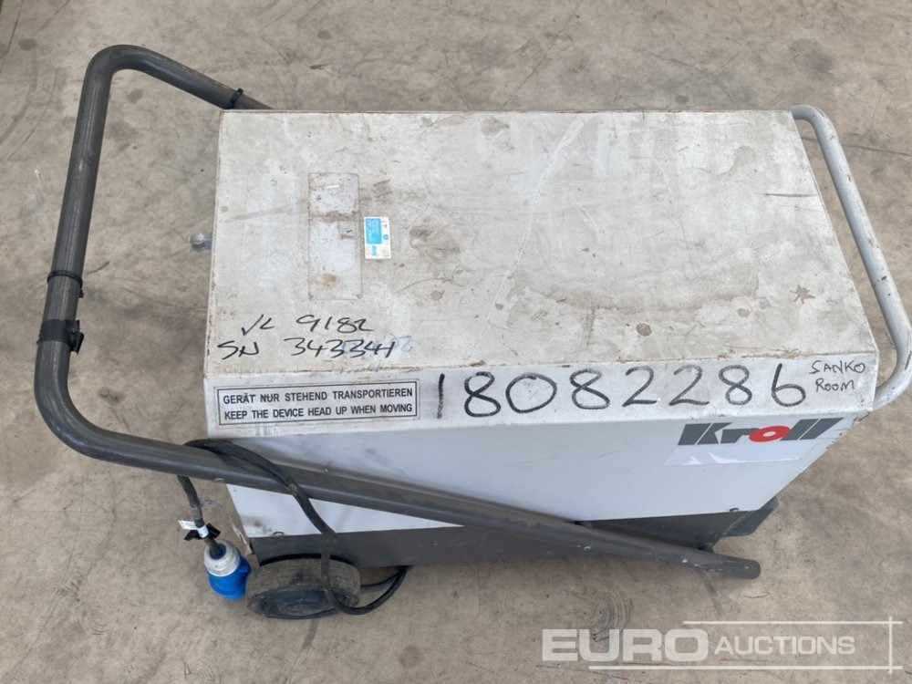 Matériel de chantier Kroll T40 Dual 240 Volt Dehumidifer: photos 6