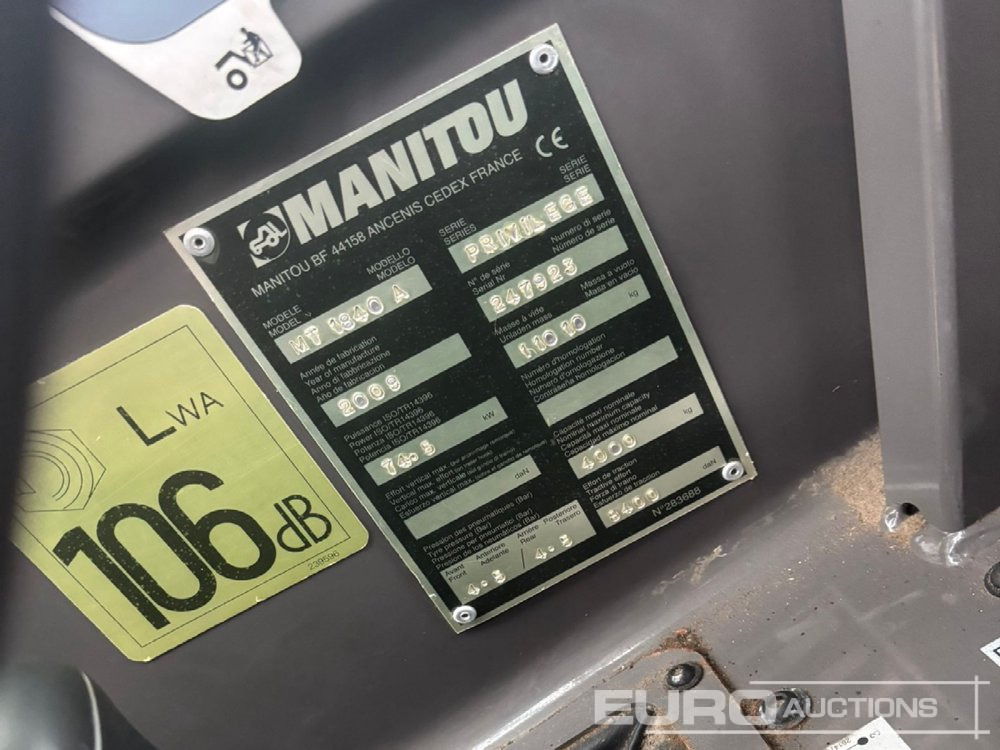 Manitou MT1840A - Chariot télescopique: photos 5 Manitou MT1840A - Chariot télescopique: photos 5