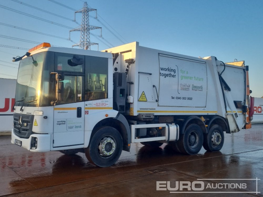 Mercedes 2630 - Benne à ordures ménagères: photos 1 Mercedes 2630 - Benne à ordures ménagères: photos 1