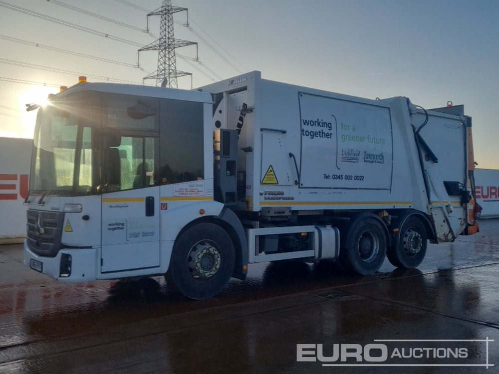 Mercedes 2630 - Benne à ordures ménagères: photos 1 Mercedes 2630 - Benne à ordures ménagères: photos 1