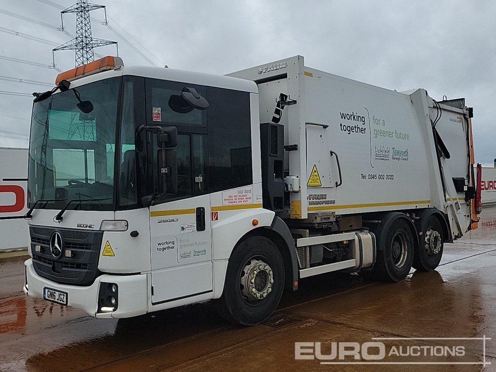 Mercedes 2630 - Benne à ordures ménagères: photos 1 Mercedes 2630 - Benne à ordures ménagères: photos 1