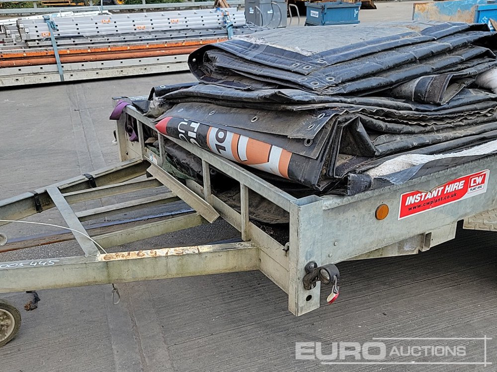 Remorque porte engin Meredith & Eyre 3.5 Ton Twin Axle Plant Trailer, Soundproofing Barriers (10 of): photos 15