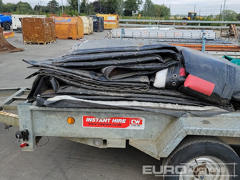 Remorque porte engin Meredith & Eyre 3.5 Ton Twin Axle Plant Trailer, Soundproofing Barriers (10 of): photos 16
