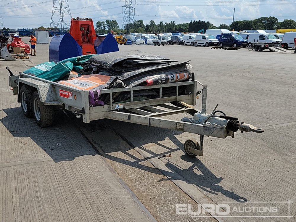 Remorque porte engin Meredith & Eyre 3.5 Ton Twin Axle Plant Trailer, Soundproofing Barriers (10 of): photos 7