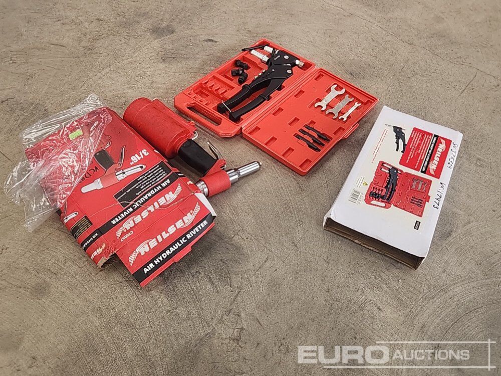Neilsen Rivet Gun, Bits & Pneumatic Hydraulic Riveter - Équipement de garage: photos 3 Neilsen Rivet Gun, Bits & Pneumatic Hydraulic Riveter - Équipement de garage: photos 3