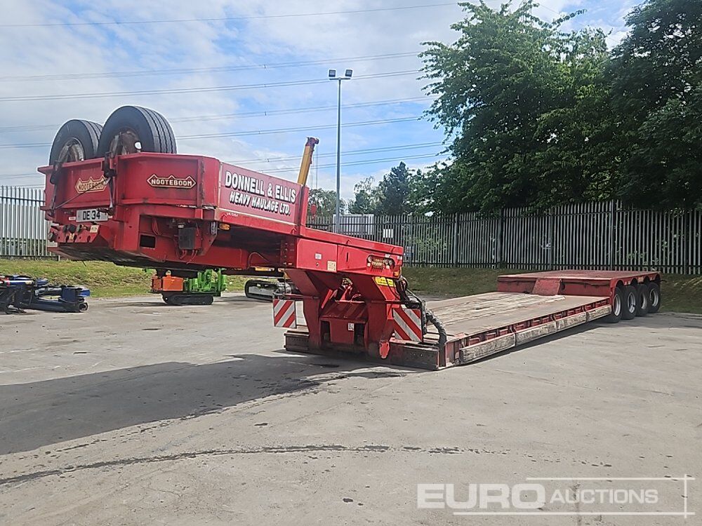 Nooteboom 4 Axle Extendable Drop Neck Low Loader Trailer, Outriggers, Rear Steer - Semi-remorque surbaissé: photos 1 Nooteboom 4 Axle Extendable Drop Neck Low Loader Trailer, Outriggers, Rear Steer - Semi-remorque surbaissé: photos 1