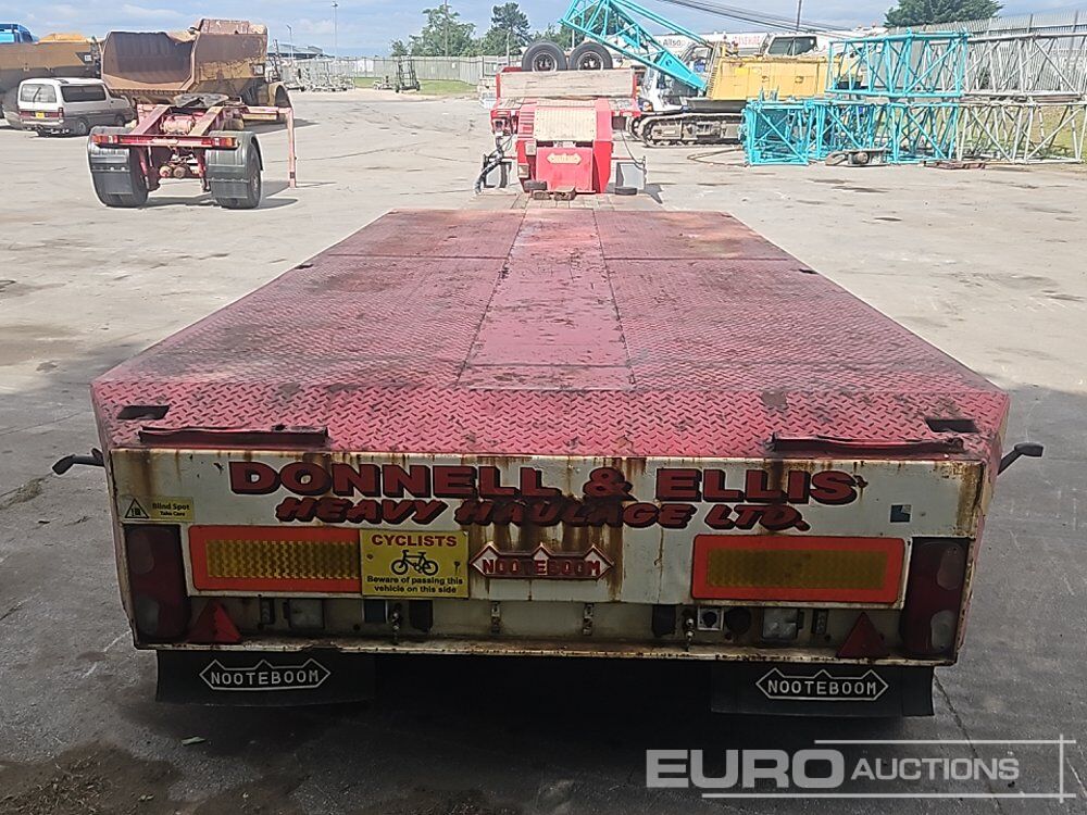Nooteboom 4 Axle Extendable Drop Neck Low Loader Trailer, Outriggers, Rear Steer - Semi-remorque surbaissé: photos 4 Nooteboom 4 Axle Extendable Drop Neck Low Loader Trailer, Outriggers, Rear Steer - Semi-remorque surbaissé: photos 4
