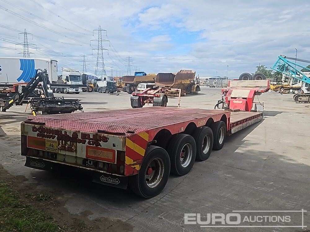 Nooteboom 4 Axle Extendable Drop Neck Low Loader Trailer, Outriggers, Rear Steer - Semi-remorque surbaissé: photos 5 Nooteboom 4 Axle Extendable Drop Neck Low Loader Trailer, Outriggers, Rear Steer - Semi-remorque surbaissé: photos 5