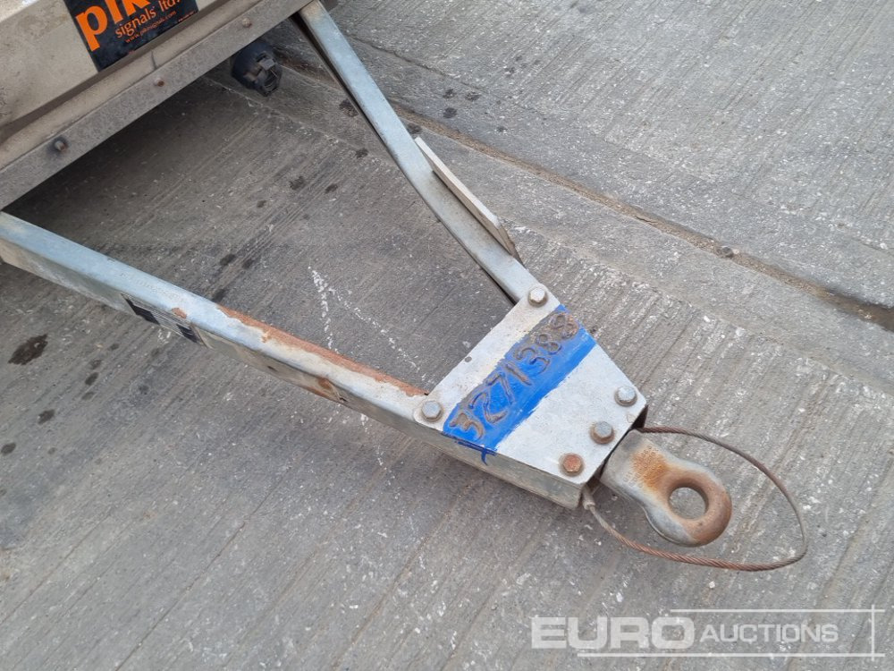 Remorque porte engin Pike Single Axle Traffic Light Trailer: photos 9