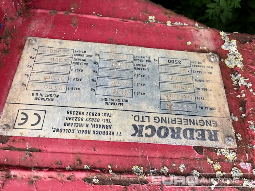 Remorque agricole Redrock 16 Ton: photos 6 Remorque agricole Redrock 16 Ton: photos 6