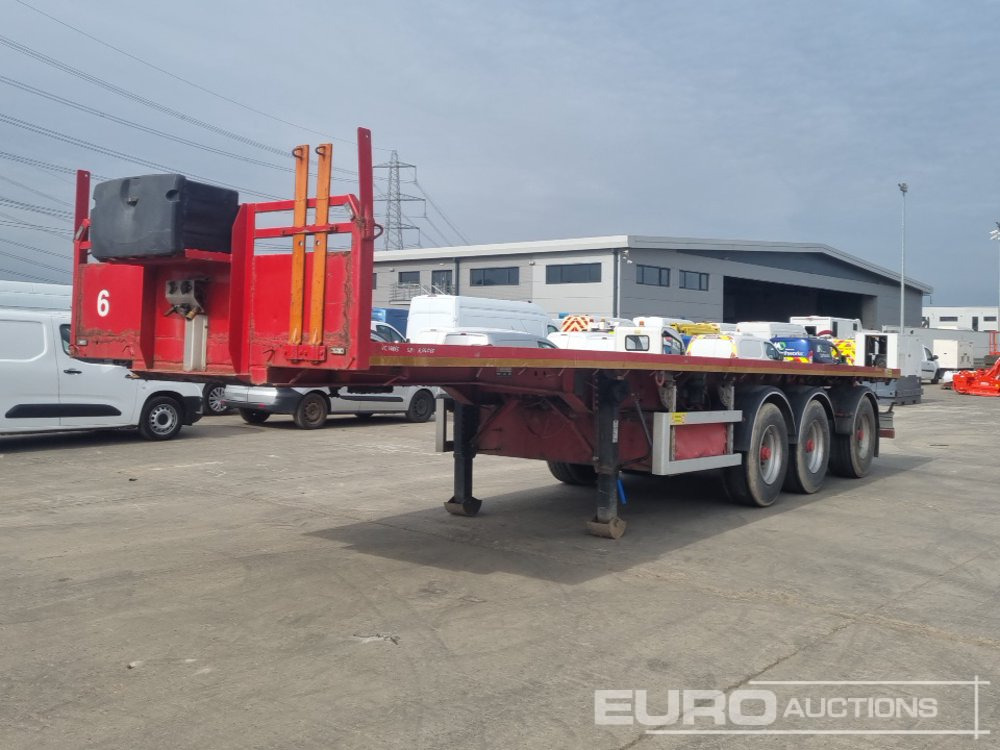 SDC Trailer Tri Axle Flatbed Trailer, Rear Axle Steer - Semi-remorque plateau: photos 1 SDC Trailer Tri Axle Flatbed Trailer, Rear Axle Steer - Semi-remorque plateau: photos 1