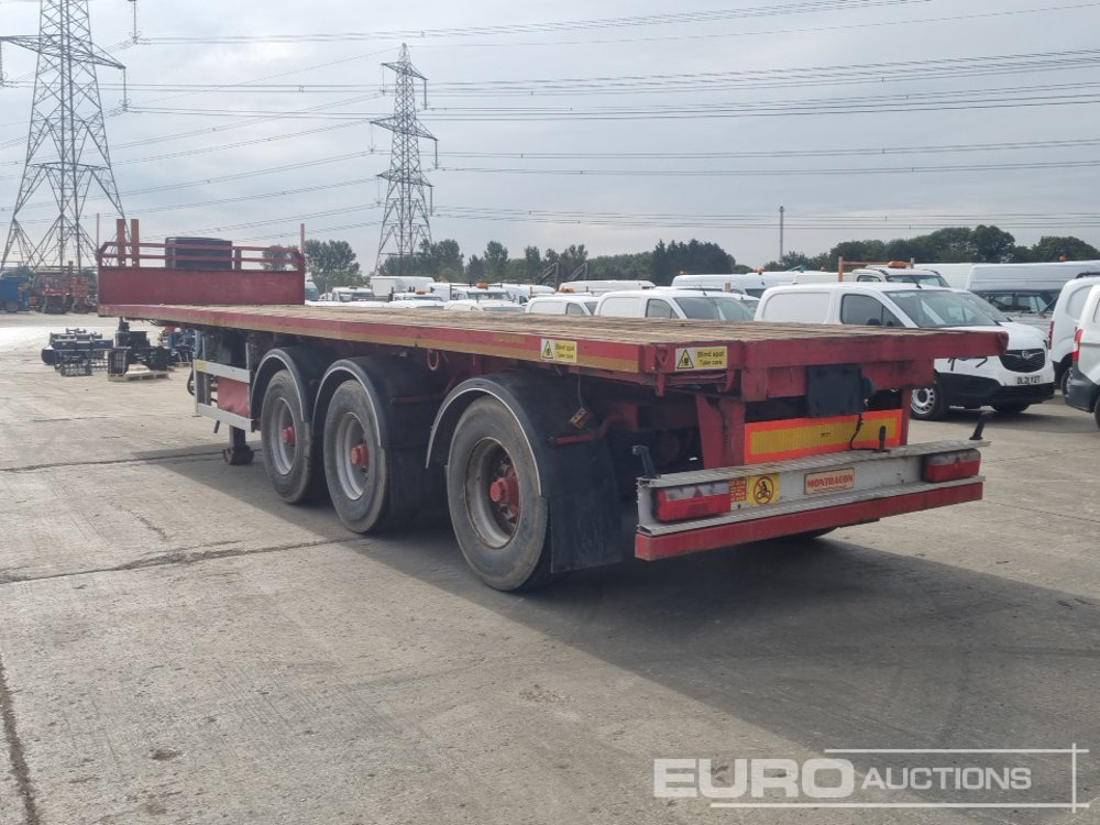 SDC Trailer Tri Axle Flatbed Trailer, Rear Axle Steer - Semi-remorque plateau: photos 3 SDC Trailer Tri Axle Flatbed Trailer, Rear Axle Steer - Semi-remorque plateau: photos 3