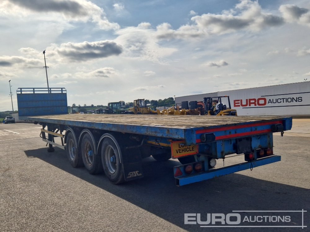 SDC Tri Axle Flat Bed Trailer, BPW Axles - Semi-remorque plateau: photos 2 SDC Tri Axle Flat Bed Trailer, BPW Axles - Semi-remorque plateau: photos 2