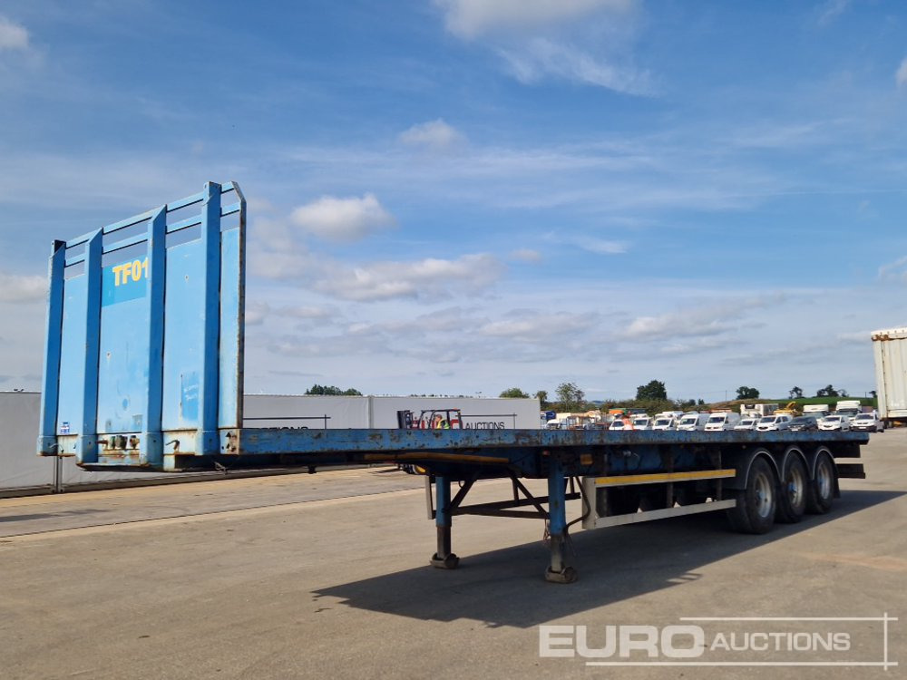 SDC Tri Axle Flat Bed Trailer, BPW Axles - Semi-remorque plateau: photos 1 SDC Tri Axle Flat Bed Trailer, BPW Axles - Semi-remorque plateau: photos 1