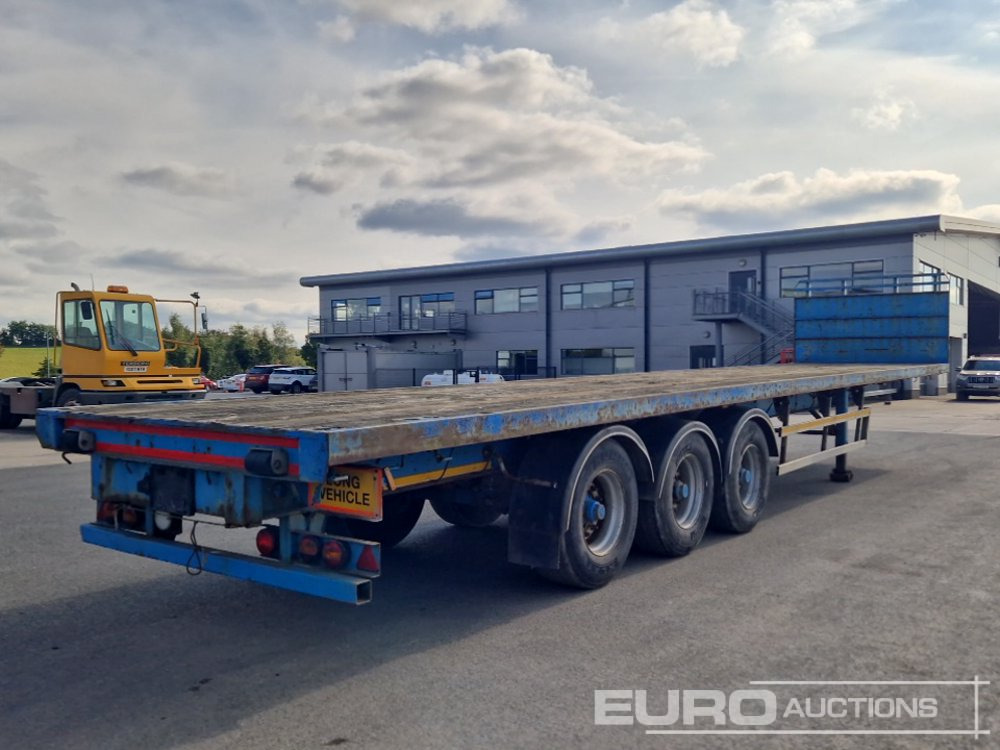 SDC Tri Axle Flat Bed Trailer, BPW Axles - Semi-remorque plateau: photos 4 SDC Tri Axle Flat Bed Trailer, BPW Axles - Semi-remorque plateau: photos 4