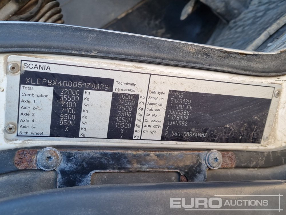 Camion benne Scania P380: photos 36