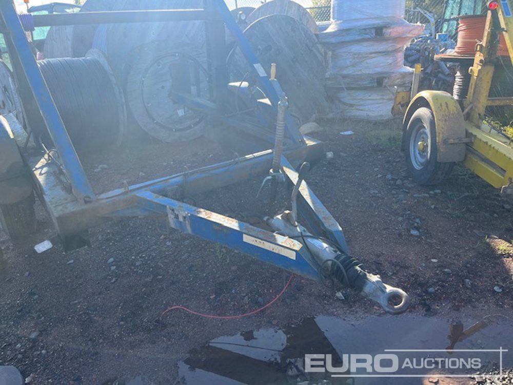 Seb International Single axle Cable Drum Trailer - Remorque porte engin: photos 2 Seb International Single axle Cable Drum Trailer - Remorque porte engin: photos 2