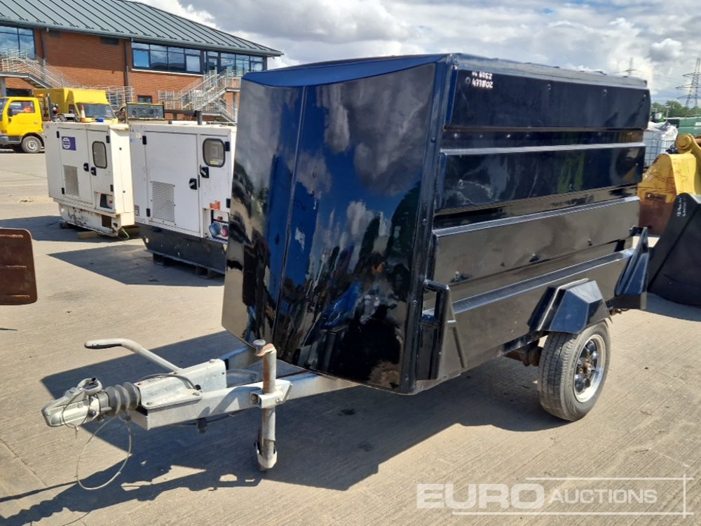 Single Axle Box Trailer - Remorque porte engin: photos 1 Single Axle Box Trailer - Remorque porte engin: photos 1