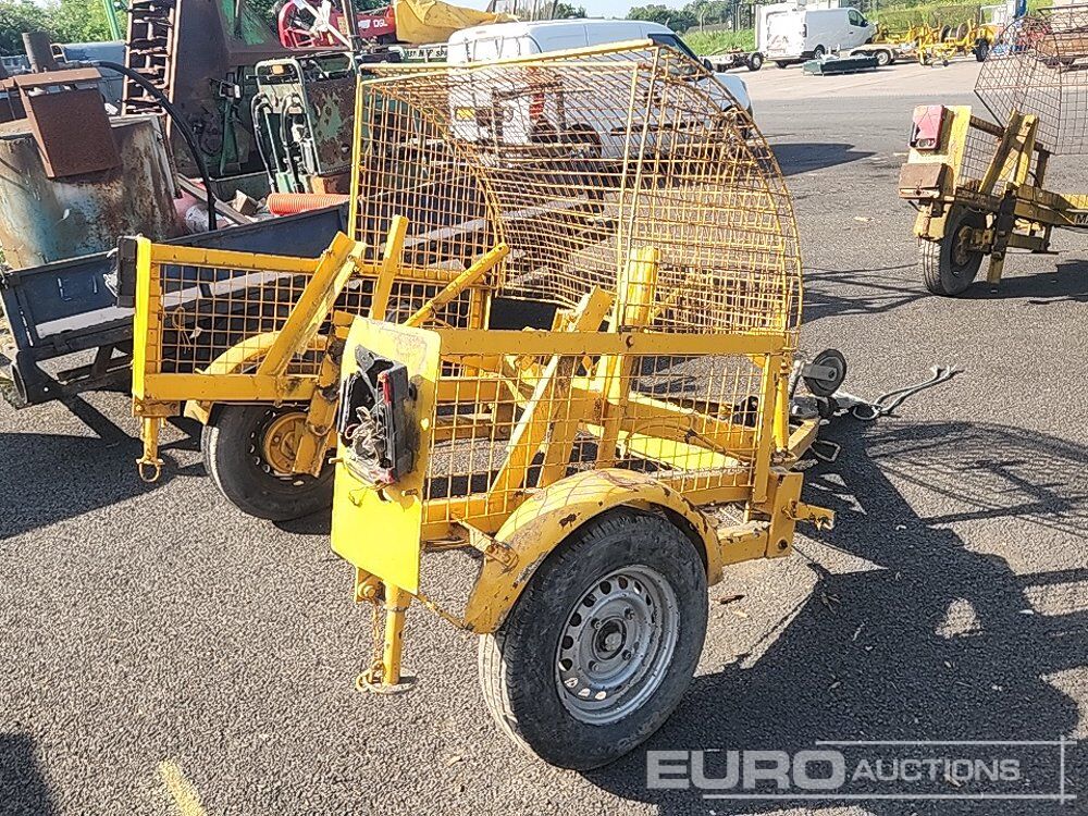 Single Axle Cable Trailer - Remorque porte engin: photos 3 Single Axle Cable Trailer - Remorque porte engin: photos 3
