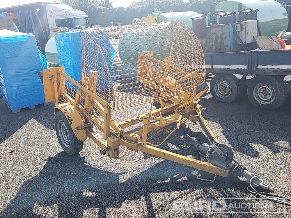Single Axle Cable Trailer - Remorque porte engin: photos 4 Single Axle Cable Trailer - Remorque porte engin: photos 4