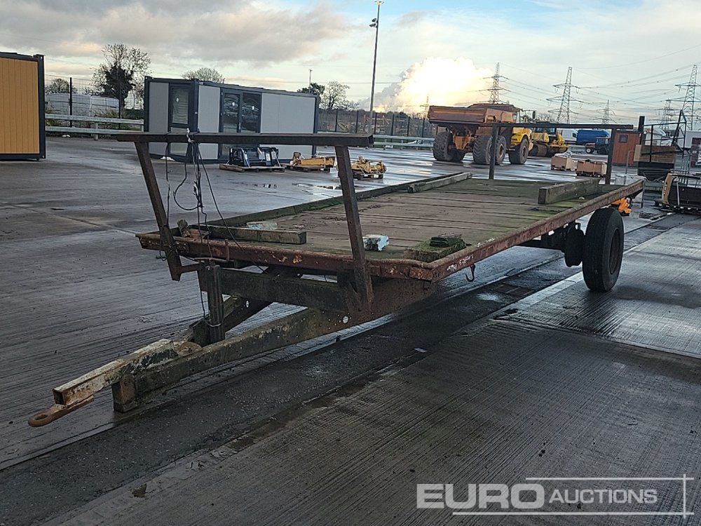 Single Axle Draw Bar Flatbed Trailer - Remorque agricole: photos 1 Single Axle Draw Bar Flatbed Trailer - Remorque agricole: photos 1