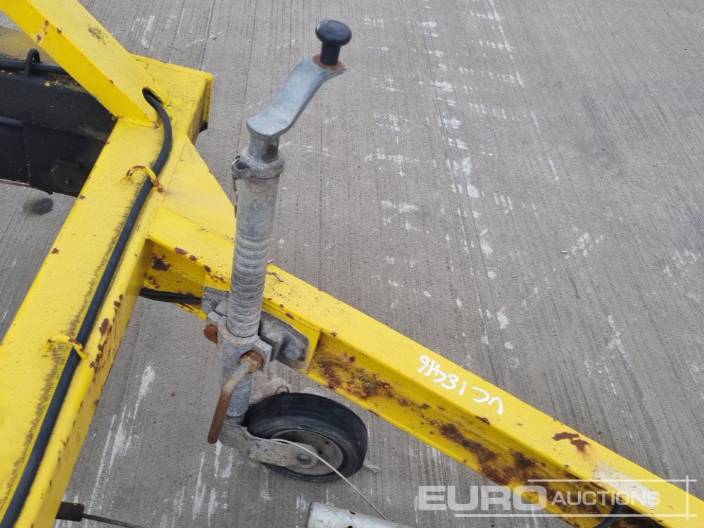 Remorque porte engin TWS 3 Ton Single Axle Hydraulic Adjustable Cable Reel Trailer: photos 20