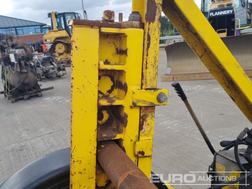 Remorque porte engin TWS 3 Ton Single Axle Hydraulic Adjustable Cable Reel Trailer: photos 14