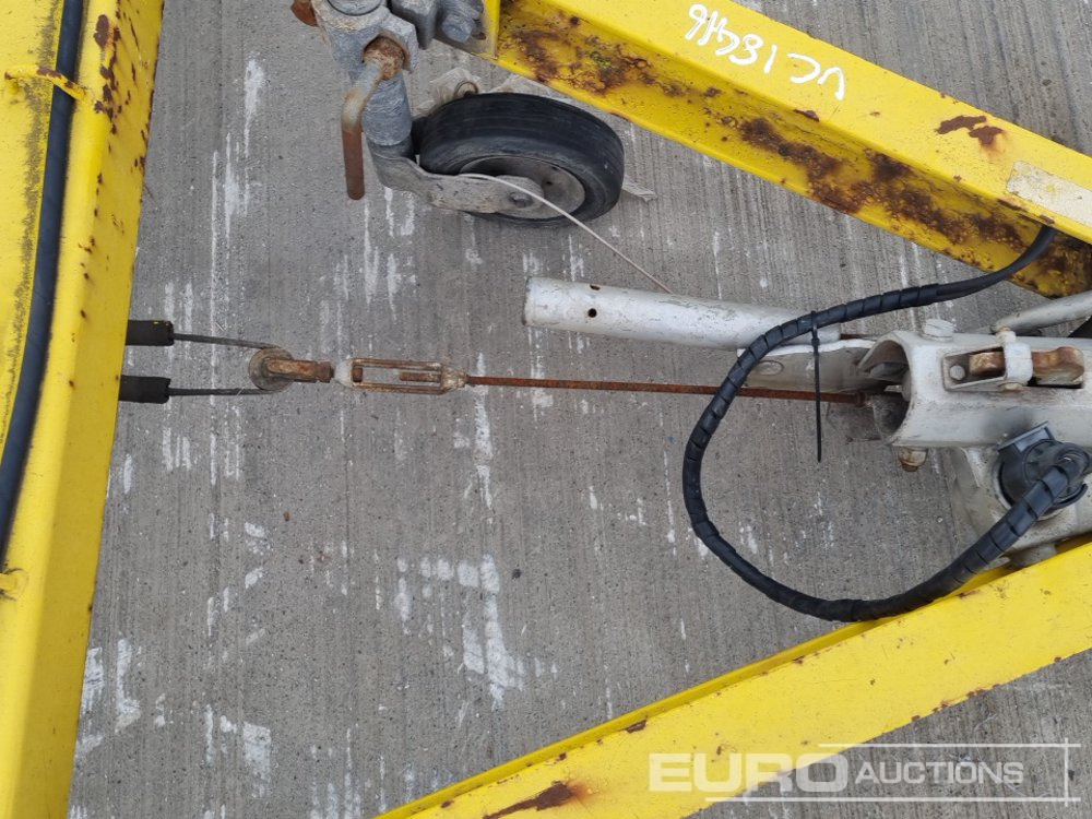 Remorque porte engin TWS 3 Ton Single Axle Hydraulic Adjustable Cable Reel Trailer: photos 18