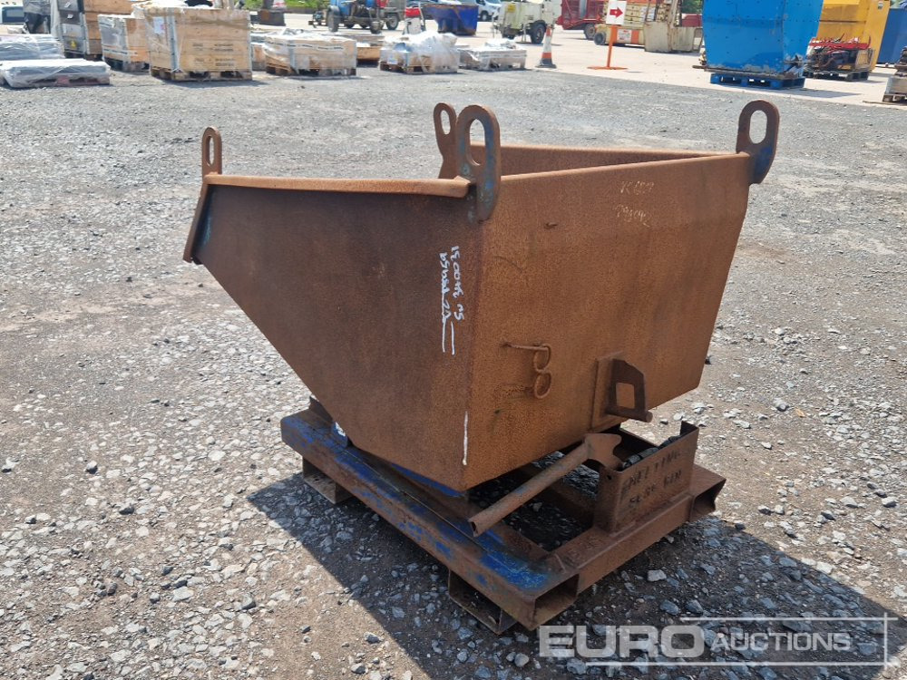 Tipping Skip to suit Forklift/Telehandler - Benne basculante: photos 3 Tipping Skip to suit Forklift/Telehandler - Benne basculante: photos 3