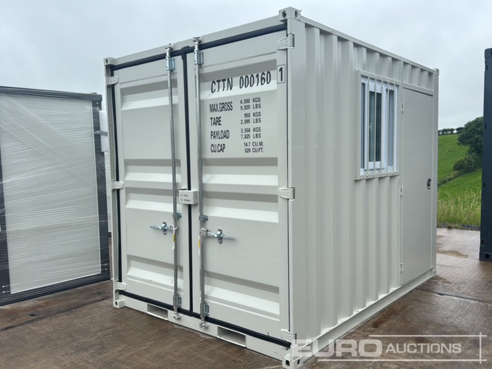 Unused 2025 10' Container, Side Door & Window - Conteneur maritime: photos 1 Unused 2025 10' Container, Side Door & Window - Conteneur maritime: photos 1