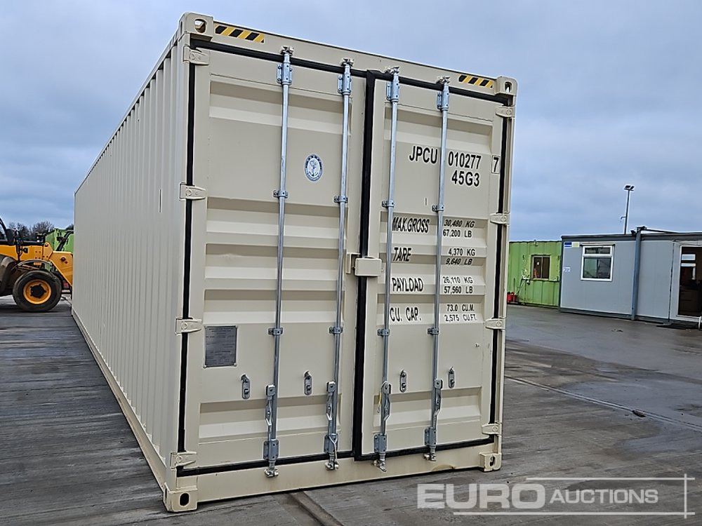 Unused 2025 40' x 8' High Cube Container, 2 Side Doors, 1 End Door (Cannot Be Reconsigned) - Conteneur maritime: photos 5 Unused 2025 40' x 8' High Cube Container, 2 Side Doors, 1 End Door (Cannot Be Reconsigned) - Conteneur maritime: photos 5