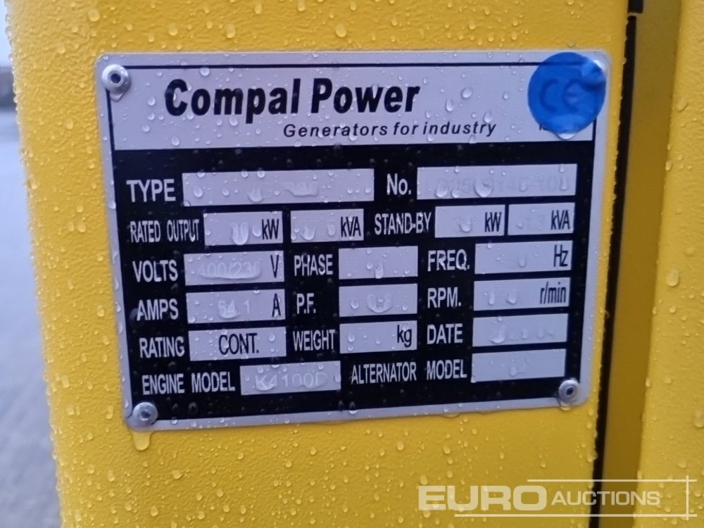 Groupe électrogène Unused 2025 Compal Power VG-R30: photos 29