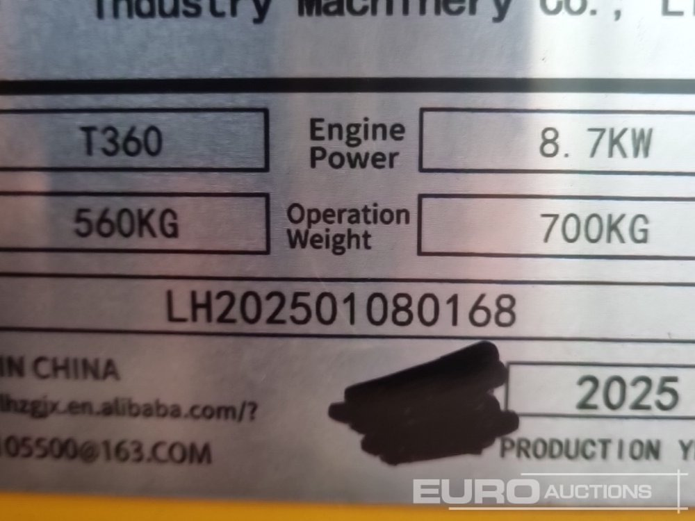 Mini chargeuse Unused 2025 LIHUA T360: photos 32