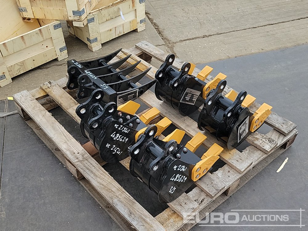 Unused 2025 Machpro 8", 8", 8", 8" Digging Bucket, 16" Rake 25mm Pin to suit Mini Excavator - Godet: photos 5 Unused 2025 Machpro 8", 8", 8", 8" Digging Bucket, 16" Rake 25mm Pin to suit Mini Excavator - Godet: photos 5