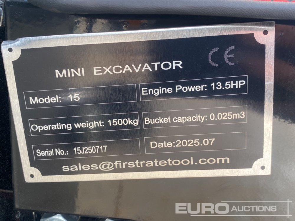 Mini pelle Unused 2025 Miva VA15: photos 24